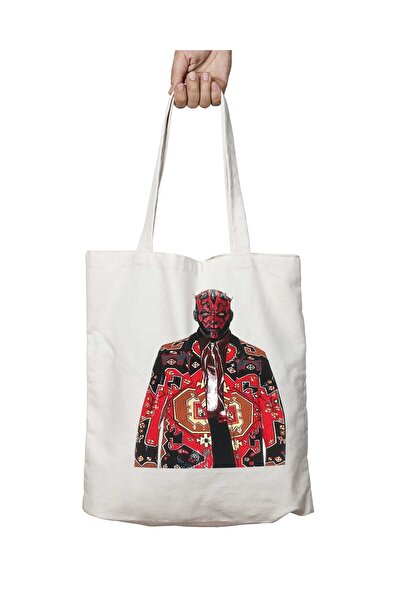 ART HEDİYE حقيبة كتف ستار وورز دارث مول - مطبوعة دائمة وقابلة للغسل