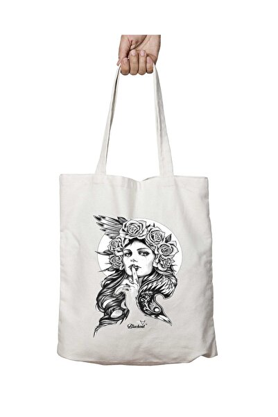 ART HEDİYE Santo Silencio - Двостороння сумка з міцним принтом, що можна прат...