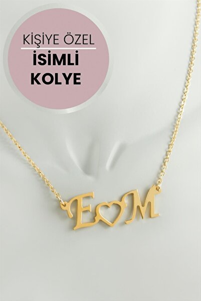 Bijuteri Net Kişiye Özel Isim Yazılı Kolye