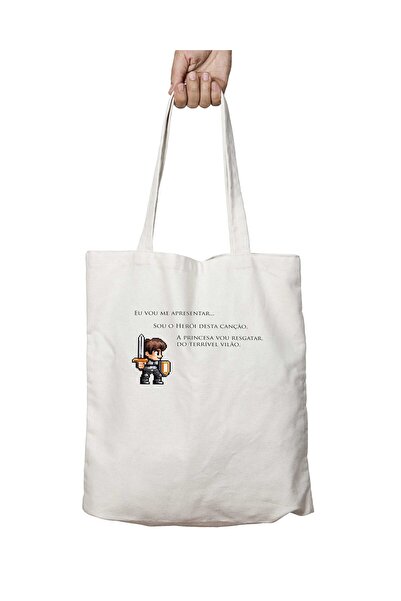 ART HEDİYE Herói de A lenda - II Side PermAnent Printed WAshAble BAg