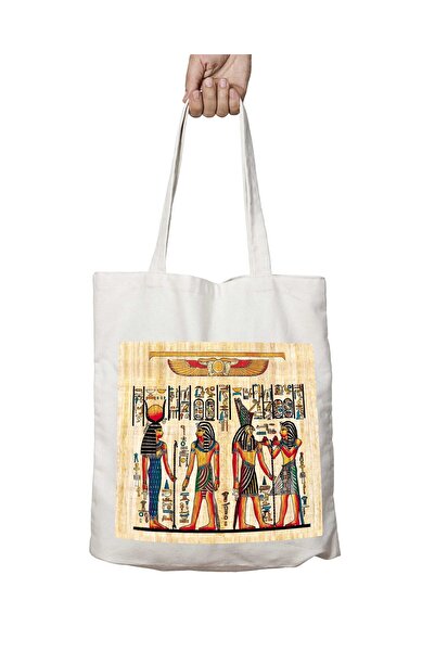 ART HEDİYE أيقونة الفرعون المصري الأفريقي - حقيبة مطبوعة قابلة للغسل ودائمة