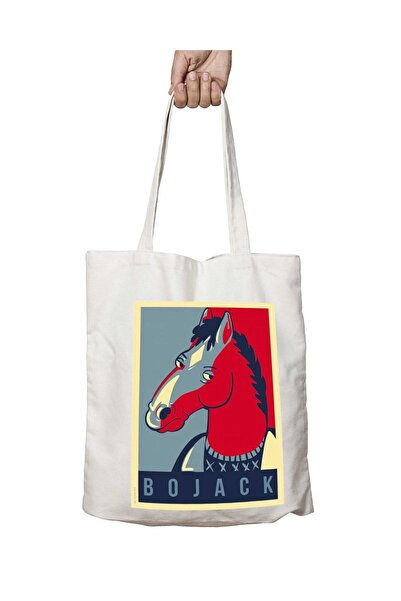 ART HEDİYE Bojack We Trust - حقيبة كتف قابلة للغسل ومطبوعة بشكل دائم على الجا...