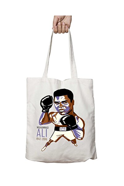ART HEDİYE Muhammad Ali 6 Two-Sided Permanent Printed Washable School Beach S...