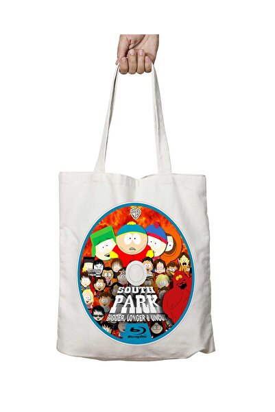 ART HEDİYE South Park Bigger Longer - حقيبة قابلة للغسل بطباعة دائمة على الجا...