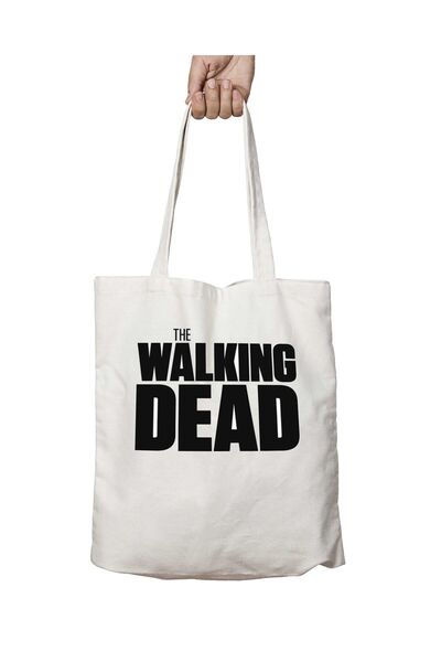 ART HEDİYE حقيبة كتف The Walking Dead كبيرة الحجم وقابلة للغسل ومطبوعة بشكل دائم