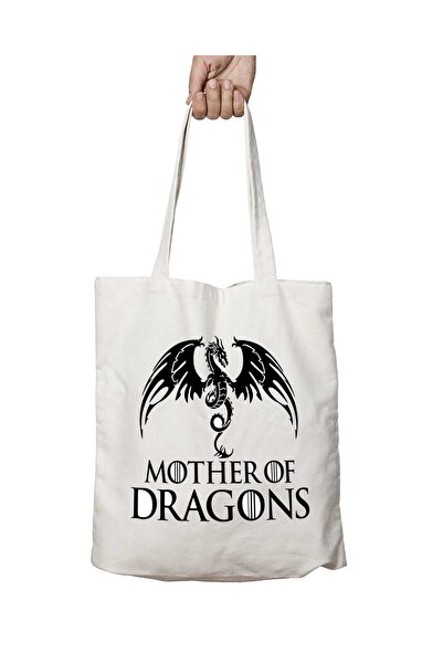 ART HEDİYE حقيبة Game Of Thrones - Mother Of Dragons 2 مطبوعة على الجانبين وق...