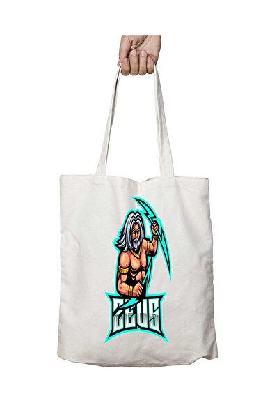 ART HEDİYE Zeus Двостороння сумка з міцним принтом, що можна прати, з плечови...