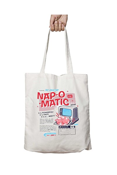 ART HEDİYE حقيبة مطبوعة قابلة للغسل من Nap-O-Matic - تدوم على الجانبين