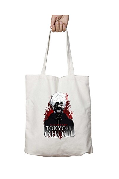 ART HEDİYE TokYo Ghoul 3 - Two Sides Permanent Printed Washable Shoulder Tote...