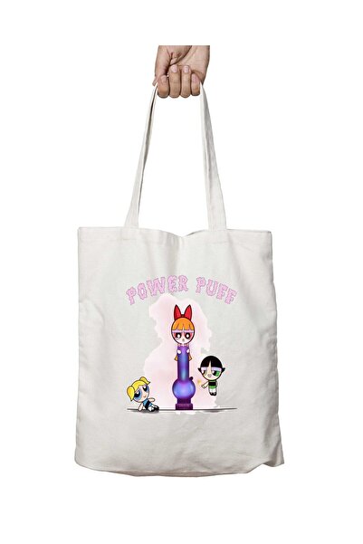 ART HEDİYE Powerpuff Girls 6 - Dvostrana B Štampano H Perivo torba
