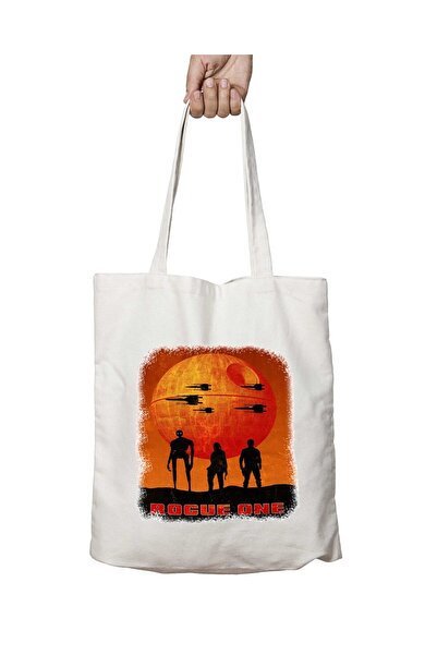 ART HEDİYE حقيبة روج وان مطبوعة قابلة للغسل على الجانبين