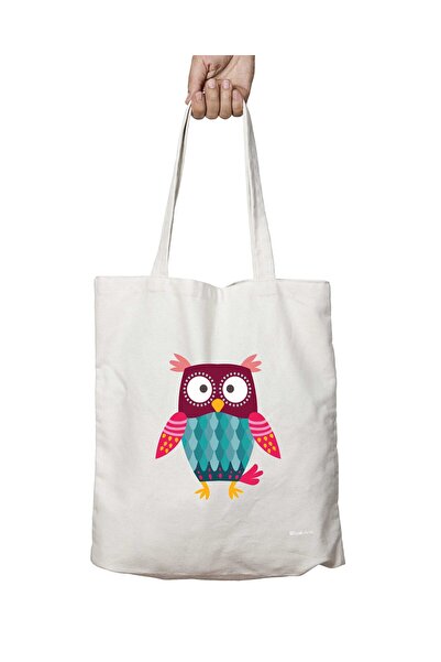 ART HEDİYE OWl OWl - Washable Printed Permanent Bag