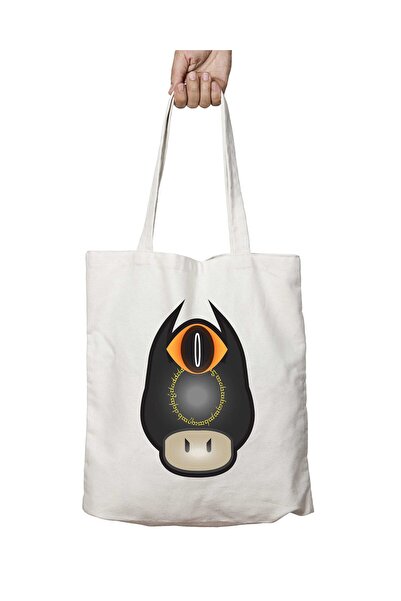 ART HEDİYE Super Mario Mushroom - حقيبة مطبوعة قابلة للغسل من Sauron Lord of ...