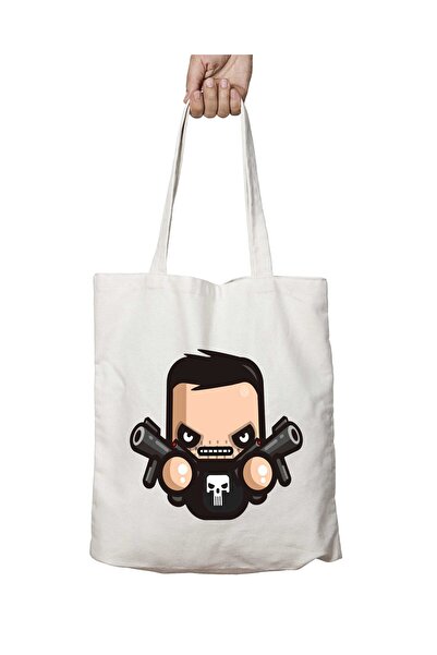 ART HEDİYE Frank Castle Punisher Двостороння сумка з постійним принтом, прида...