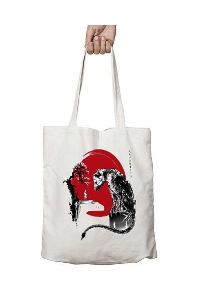 ART HEDİYE The Guardian - last Guardian Inspired, Two Sided Permanent Printed Washable Bag