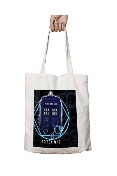ART HEDİYE Who4 Two Side Printed - Washable Shoulder Tote Bag