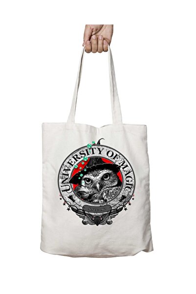 ART HEDİYE UNIVERSITY OF MAGIC - Сумка з малюнком сови, можна прати, з постій...