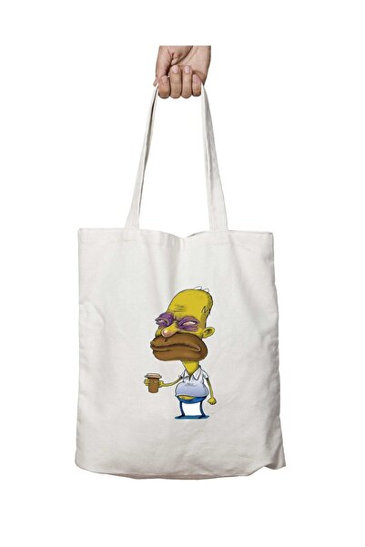 ART HEDİYE حقيبة كتف دائمة قابلة للغسل من Homer Simpsons - كبار السن، مطبوعة،...
