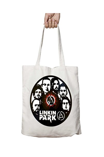 ART HEDİYE لينكين بارك 3 - حقيبة كتف قابلة للغسل ومطبوعة على الجانبين