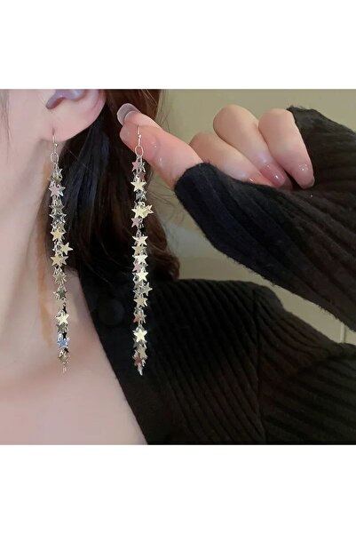 MODAMAYS Yıldız model uzun küpe