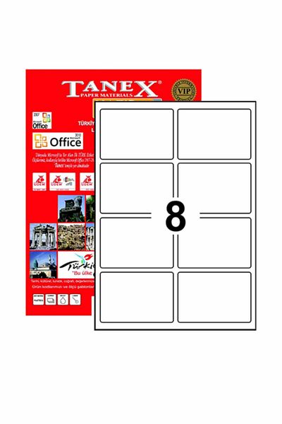 Tanex Tw-2308 Αυτοκόλλητο λέιζερ 95,5 X 65,5 mm