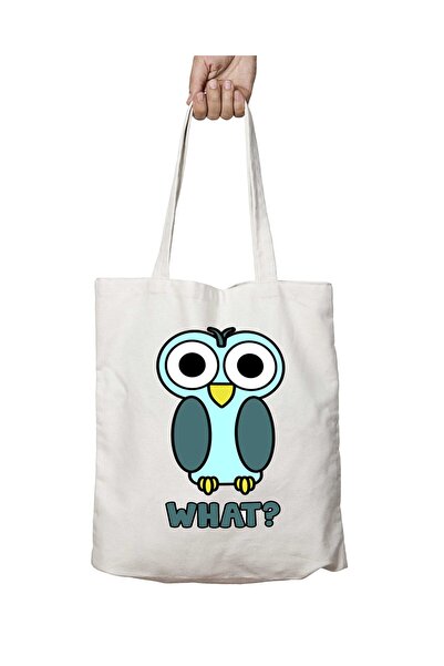 ART HEDİYE Owl What's in the Account - Two Sided, Washable School and Beach S...