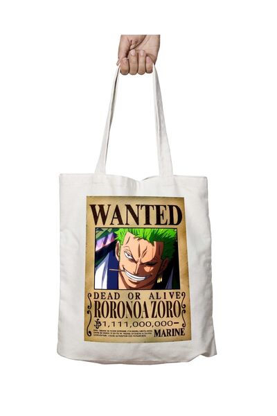 ART HEDİYE Roronoa Zoro b Anime Pattern - حقيبة كتف قابلة للغسل، طباعة دائمة،...