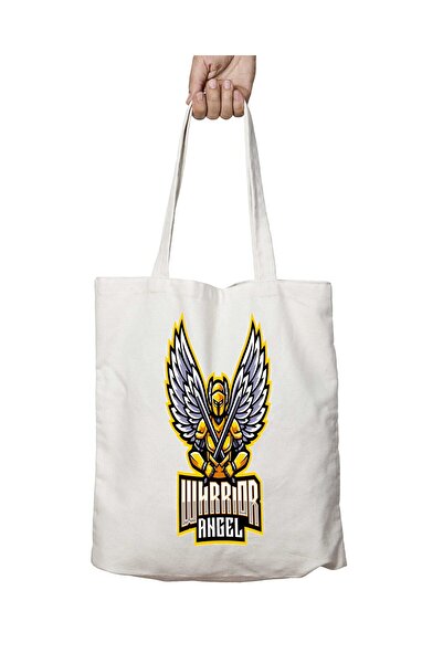ART HEDİYE Warrior Angel II - حقيبة كتف قابلة للغسل، طباعة ثابتة على الجانبين