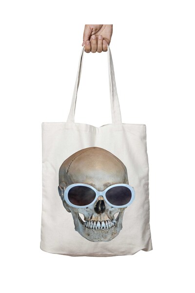 ART HEDİYE Скелет з принтом - Безкоштовне завантаження PNG, пральна міцна сум...