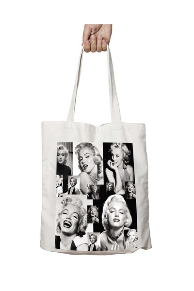 ART HEDİYE صورة مجمعة مارلين مونرو - حقيبة مطبوعة قابلة للغسل ودائمة