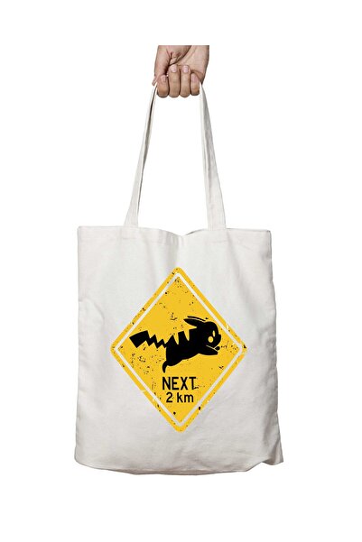 ART HEDİYE بوكيمون - حقيبة بيكاتشو مطبوعة قابلة للغسل