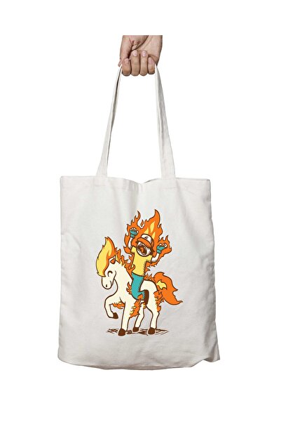 ART HEDİYE حقيبة كتف بوكيمون بونيتا بيرن إم أول - قابلة للغسل على الجانبين