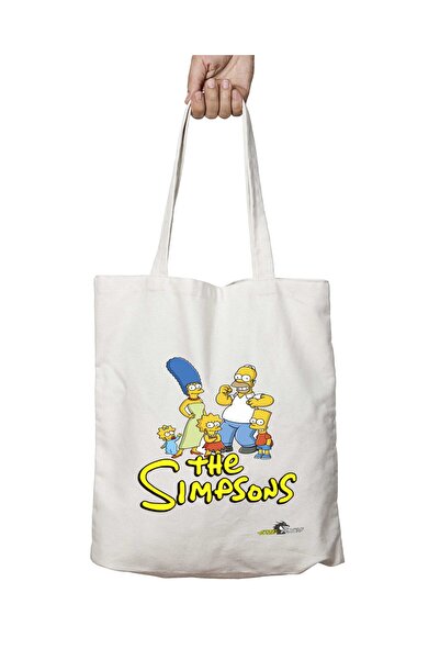 ART HEDİYE عائلة سمبسون - حقيبة قابلة للغسل مطبوعة على الجانبين (2)