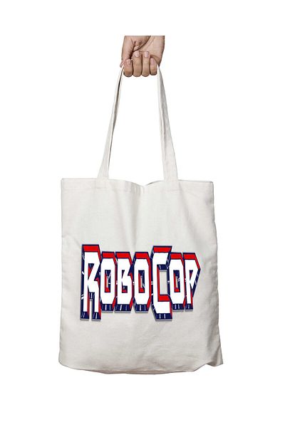 ART HEDİYE Τσάντα Robocop Printed Washable - Διαρκής σε δύο όψεις