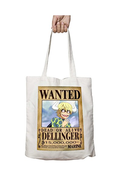 ART HEDİYE Dellinger Anime Wanted - Two Sides Permanent Printed, Washable Sho...