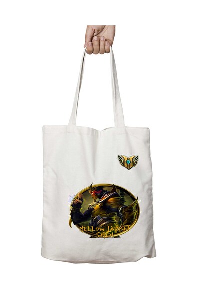 ART HEDİYE حقيبة شين LoL مطبوعة قابلة للغسل على الجانبين