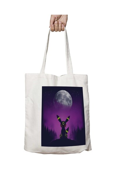 ART HEDİYE بوكيمون بيور دارك تايب أومبريون - حقيبة كتف قابلة للغسل ومطبوعة عل...