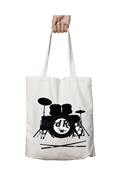 ART HEDİYE حقيبة كتف هارد روك مطبوعة دائمة للشاطئ والمدرسة - قابلة للغسل