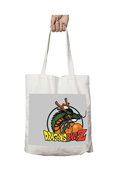 ART HEDİYE Dragon Ball Z Printed Washable Shoulder Tote Bag - Two Sides Perma...