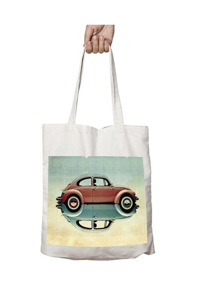 ART HEDİYE VOSVOS Twin - Washable Printed Permanent Bag