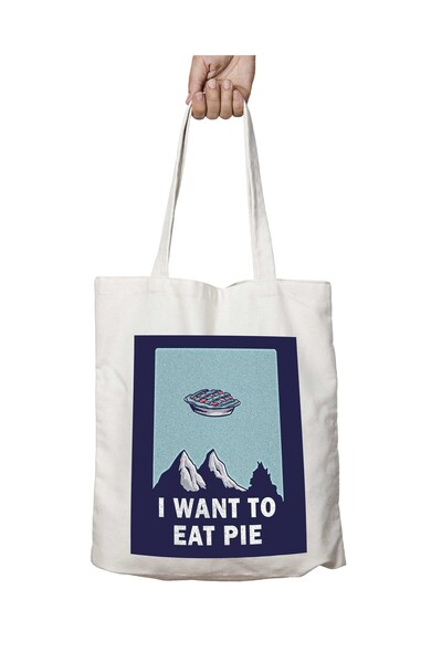 ART HEDİYE Twin Peaks X Files - حقيبة فطيرة مطبوعة قابلة للغسل على الجانبين