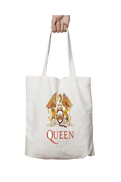 ART HEDİYE كوين فريدي ميركوري 2 - حقيبة قابلة للغسل بطباعة دائمة على الجانبين