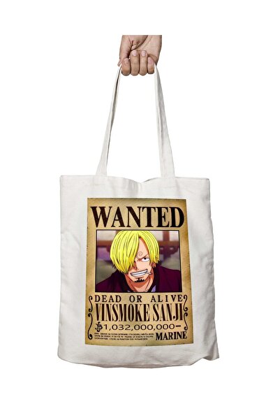 ART HEDİYE Sanji Anime Wanted Vinsmoke - Двостороння сумка з постійним принто...
