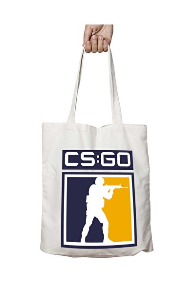 ART HEDİYE COUNTER STRIKE CSGO Σχολική τσάντα ώμου παραλίας με στάμπα δύο όψεων που πλένεται