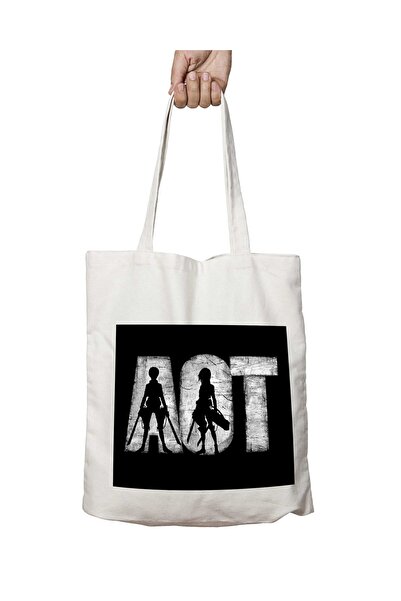 ART HEDİYE Attack On Titan - Titan Killers Printed Washable Bag