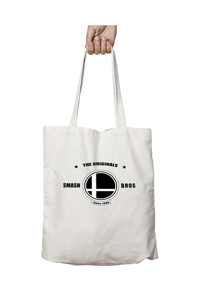 ART HEDİYE Smash Bros II - Мийка з принтом, міцна сумка