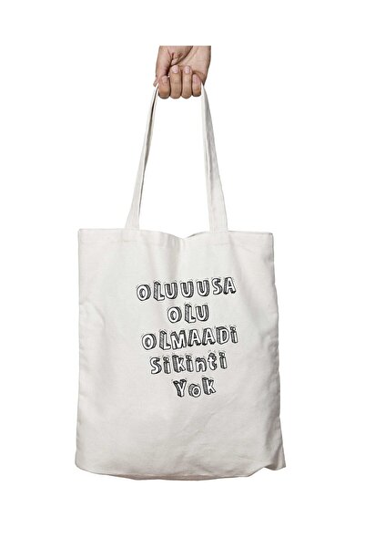 ART HEDİYE Oluuuusa - Washable Printed Lasting Bag, No Problem, No Two Sides