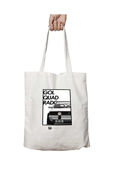 ART HEDİYE Volkswagen Gol Quadrado - Washable Printed Permanent Bag