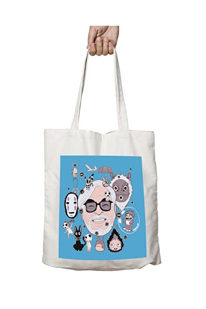 ART HEDİYE Hayao Miyazaki Tribute Ghibli Двостороння сумка з малюнком, що під...