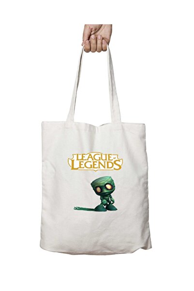 ART HEDİYE حقيبة كتف مطبوعة قابلة للغسل من LOL MUMU للمدرسة والشاطئ - تدوم عل...